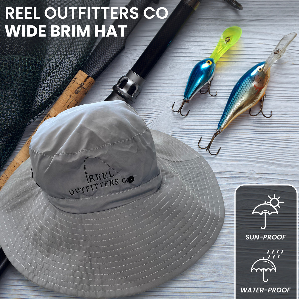 Waterproof hot sale fishing hats