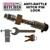 MISTER HITCHES Anti Rattle Hitch Pin & Lock (MHARHP)
