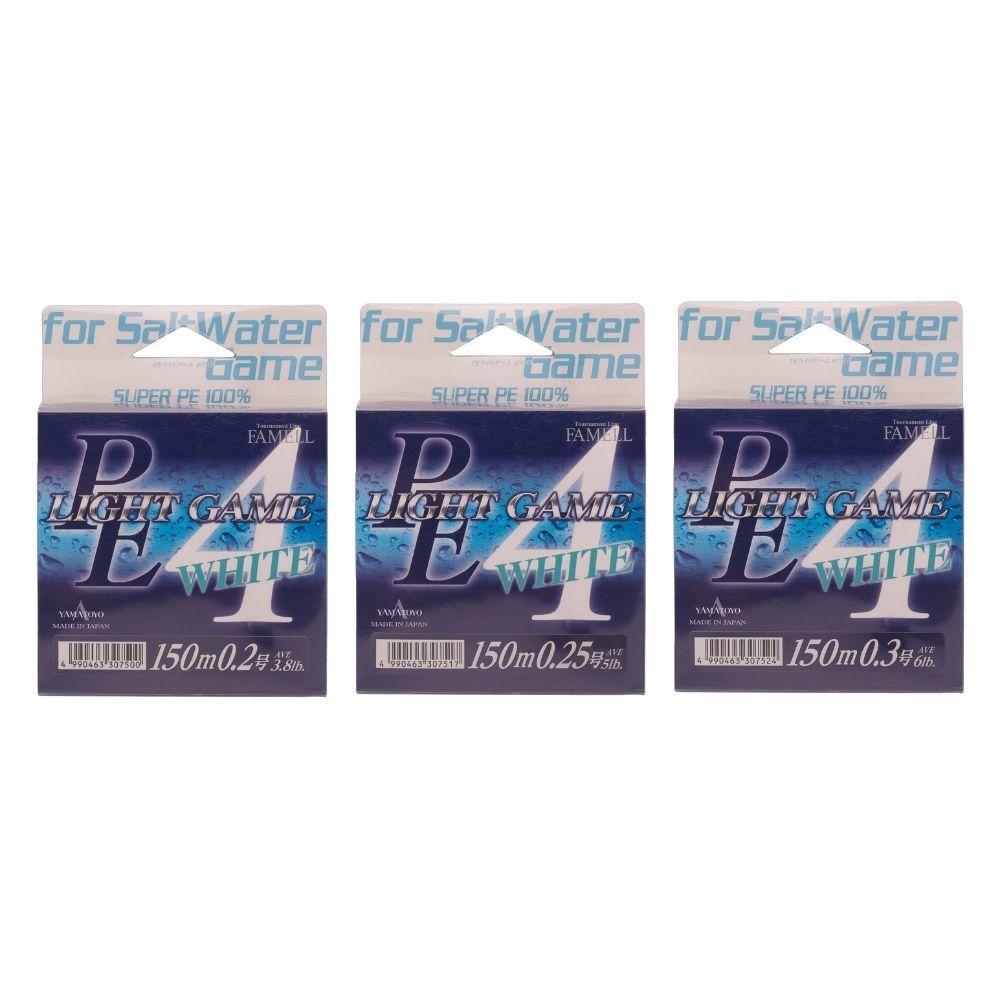 Buy Yamatoyo Braided Fishing Line 4x - Light Game White 3.8Lb 5lb 6lb