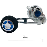 POSEIDON 150 Mini Overhead Jigging Reel - Silver/Blue - Reel Outfitters Co