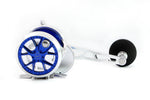 NEXT RACE  Right Hand Overhead Jigging Reel - Silver/Blue - Reel Outfitters Co