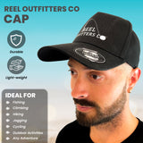 Reel Outfitters Co Baseball Cap - Unisex Adjustable Snapback Hat | 100% Cotton