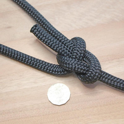 Marine Rope - Black 12mm - Cams Cords