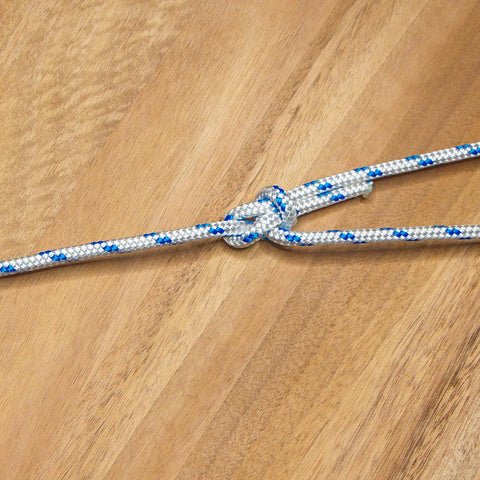 Marine Rope - White & Blue fleck - 6mm - Cams Cords
