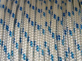 Marine Rope - White & Blue fleck - 6mm - Cams Cords