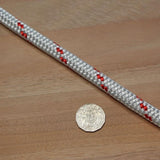 Marine Rope - White with Red Flecks - 14mm - Cams Cords
