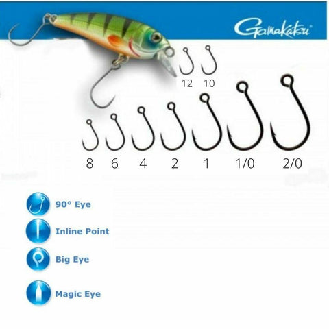 Shop Gamakatsu Single Lure Hooks For Fishing - Various Sizes